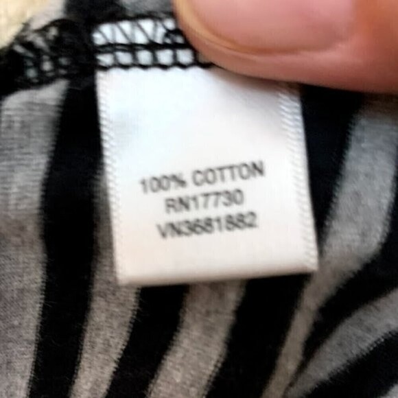 Thakoon Stripe Nautical Short Sleeve Cotton Casual T Shirt - Picture 7 of 8